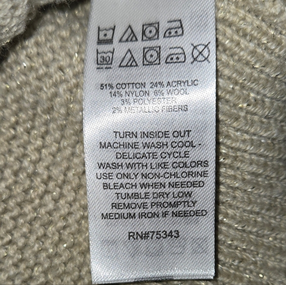 Girls Tommy Bahama Tan Knit Sweater Dress,  Size Small (5/6), EUC! - Picture 5 of 5